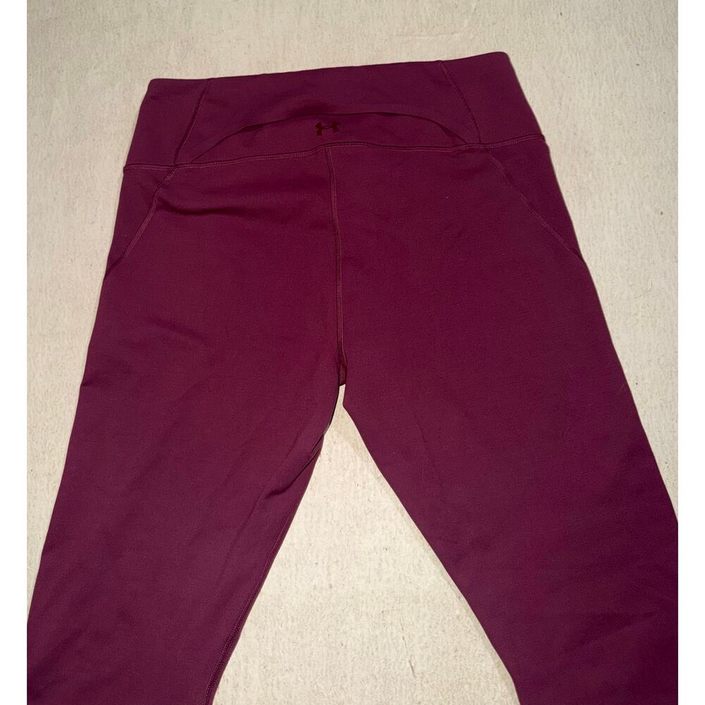 Under armour women’s maroon athletic leggings - Picture 11 of 16